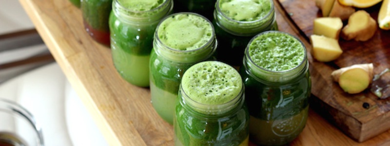 simpele groene smoothie om af te vallen