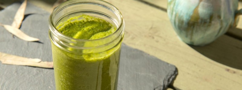 vet verbrandende groene smoothies