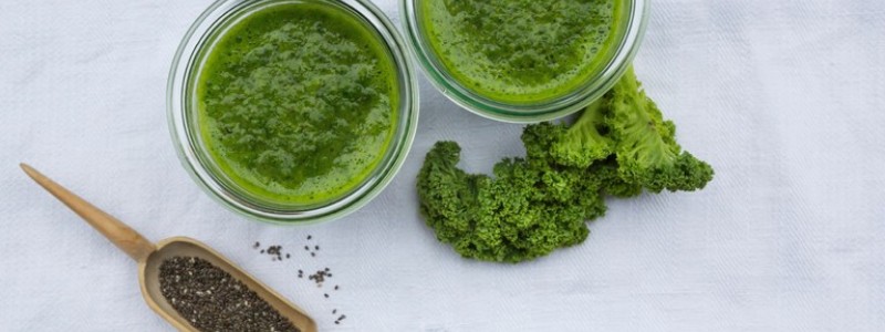 vet verbrandende groene smoothies